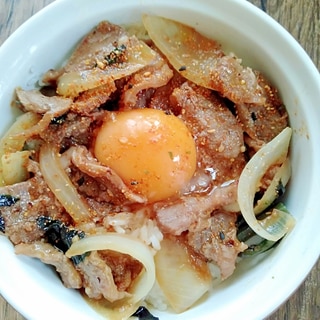 ハラミ丼♪　簡単スタミナ料理＾＾